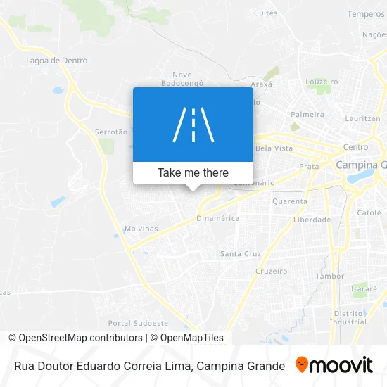 Rua Doutor Eduardo Correia Lima map