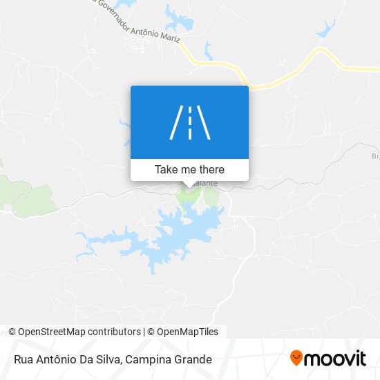 Mapa Rua Antônio Da Silva