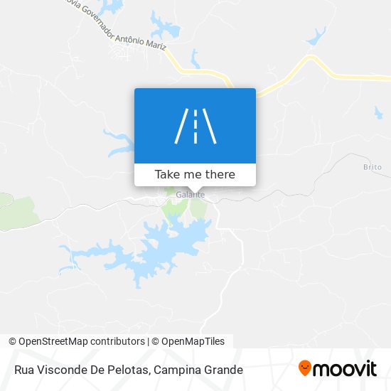Mapa Rua Visconde De Pelotas