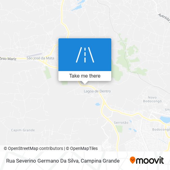 Rua Severino Germano Da Silva map