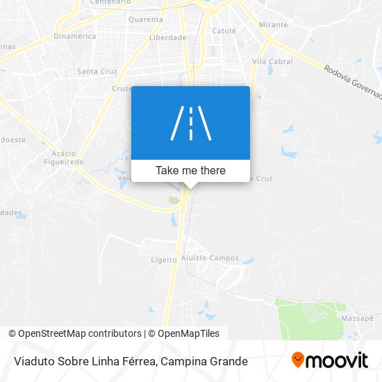 Viaduto Sobre Linha Férrea map