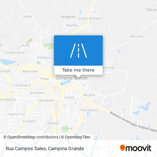 Rua Campos Sales map