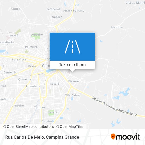 Rua Carlos De Melo map