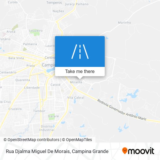 Rua Djalma Miguel De Morais map