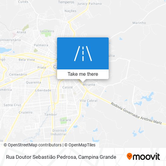 Rua Doutor Sebastião Pedrosa map