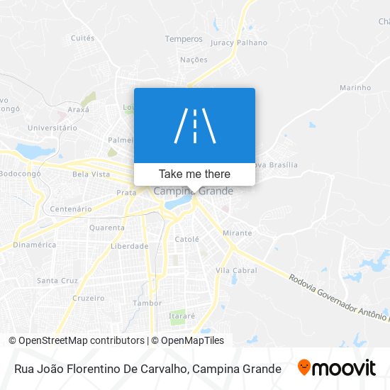 Mapa Rua João Florentino De Carvalho