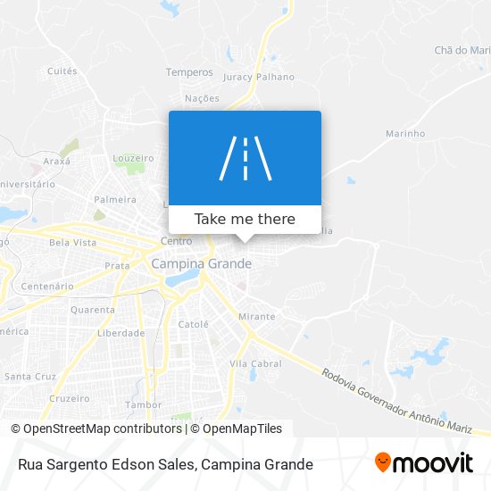 Rua Sargento Edson Sales map