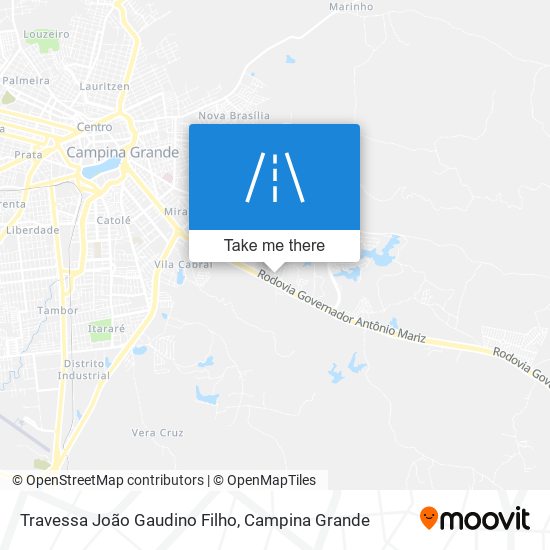 Travessa João Gaudino Filho map