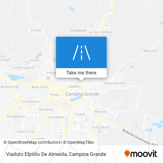 Viaduto Elpídio De Almeida map