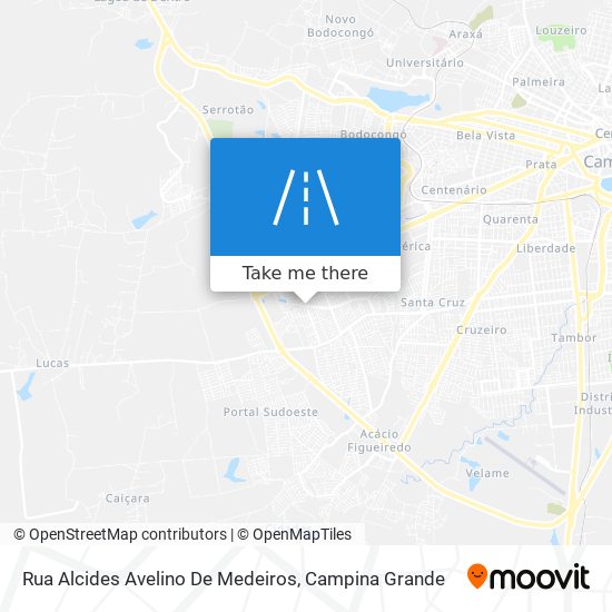 Rua Alcides Avelino De Medeiros map