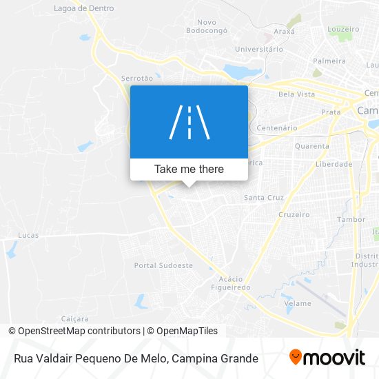 Rua Valdair Pequeno De Melo map