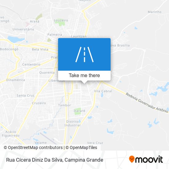 Rua Cícera Diniz Da Silva map