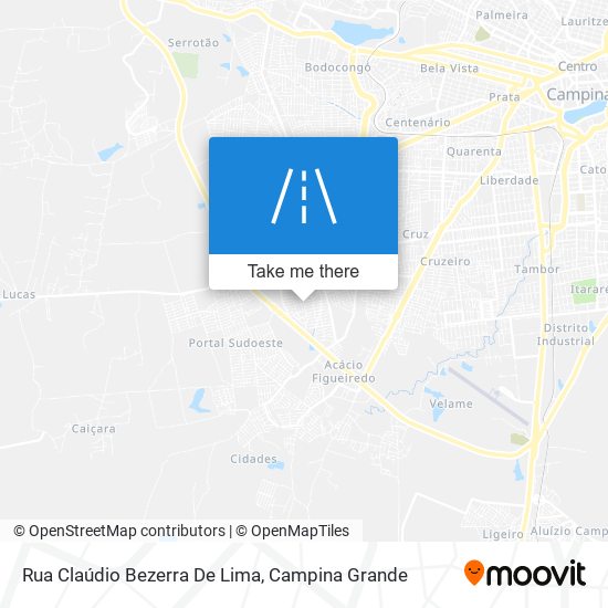 Rua Claúdio Bezerra De Lima map