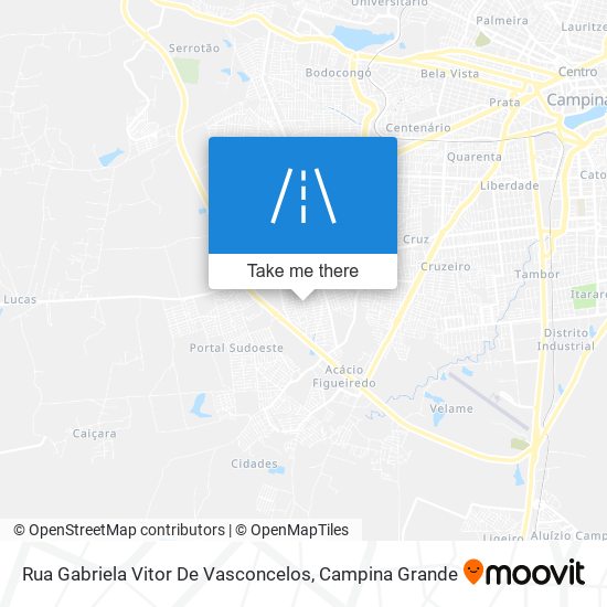 Mapa Rua Gabriela Vitor De Vasconcelos