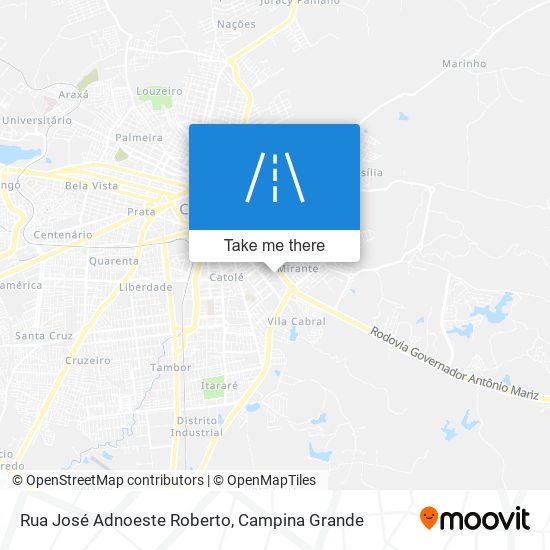 Rua José Adnoeste Roberto map