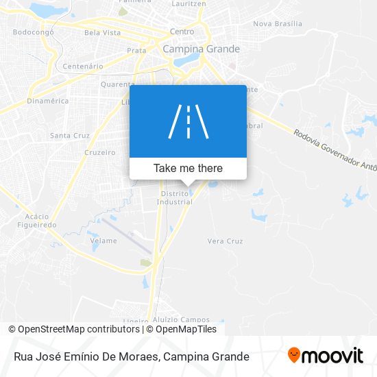 Rua José Emínio De Moraes map