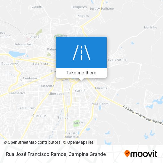 Rua José Francisco Ramos map