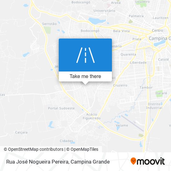 Mapa Rua José Nogueira Pereira