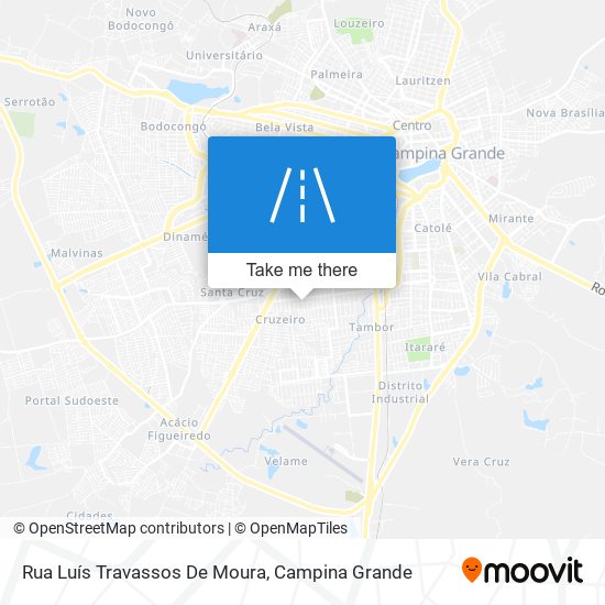 Mapa Rua Luís Travassos De Moura