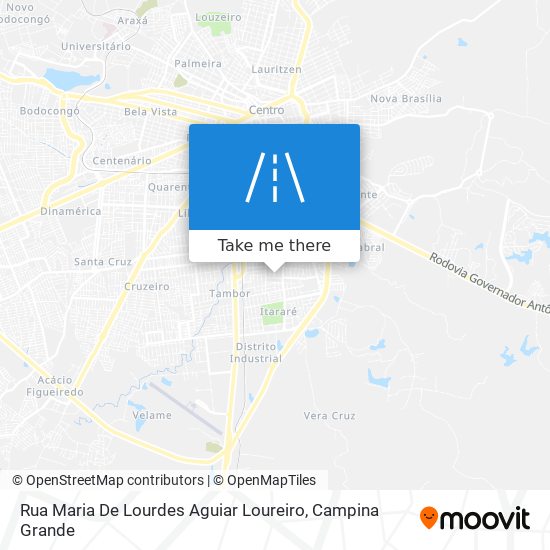 Rua Maria De Lourdes Aguiar Loureiro map