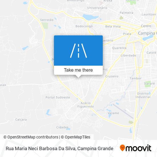 Mapa Rua Maria Neci Barbosa Da Silva