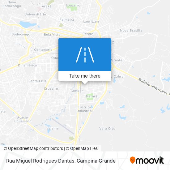 Rua Miguel Rodrigues Dantas map