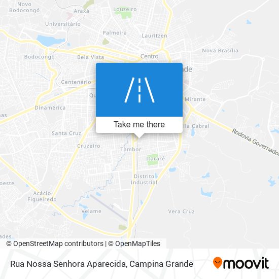 Mapa Rua Nossa Senhora Aparecida