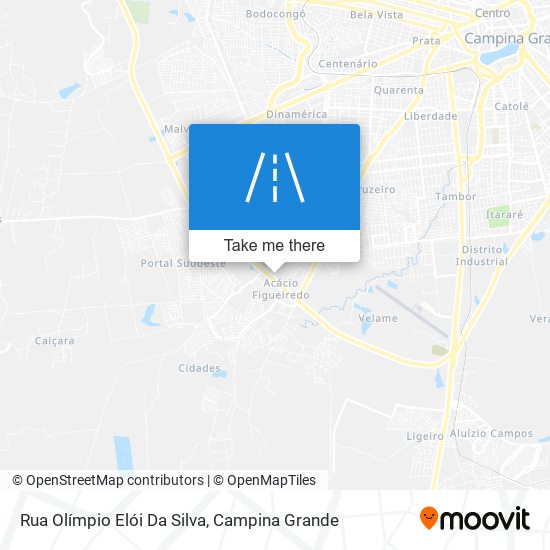 Mapa Rua Olímpio Elói Da Silva