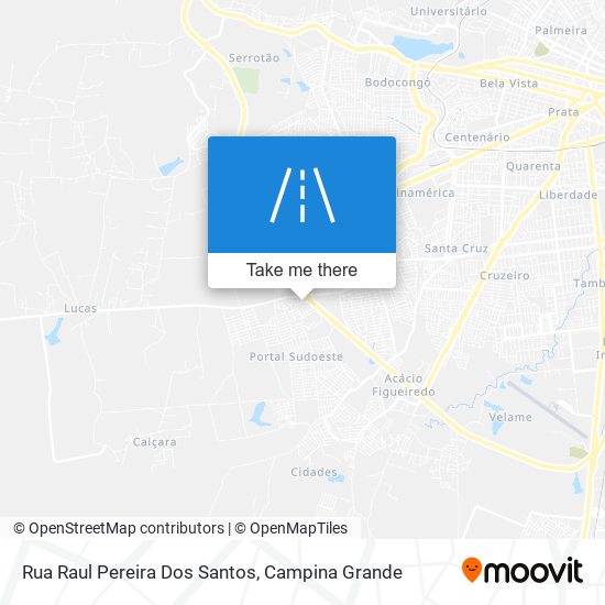 Mapa Rua Raul Pereira Dos Santos