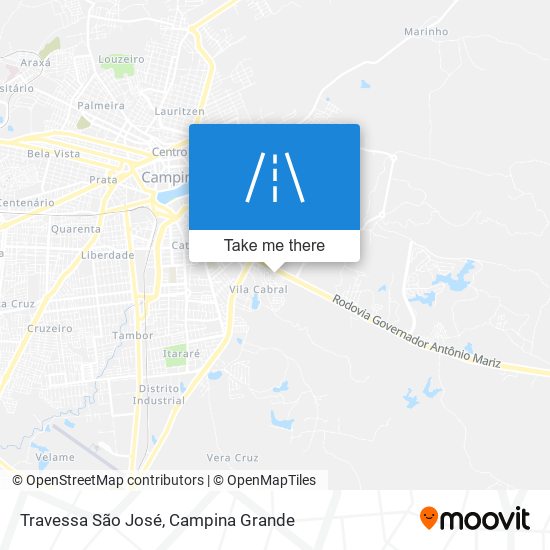 Travessa São José map