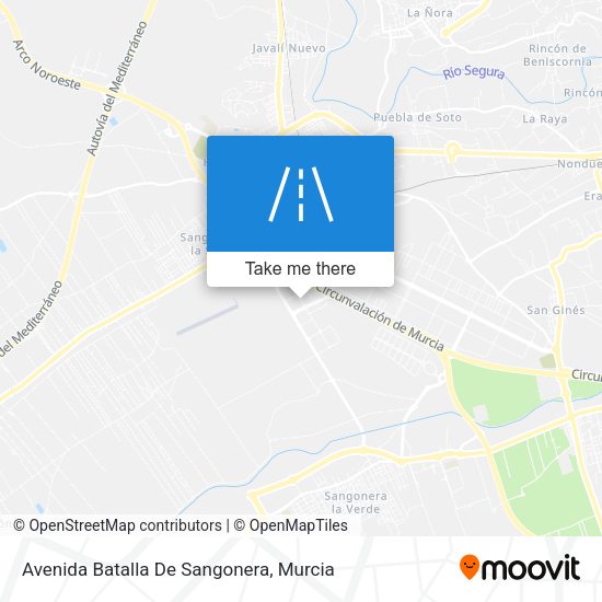 Avenida Batalla De Sangonera map