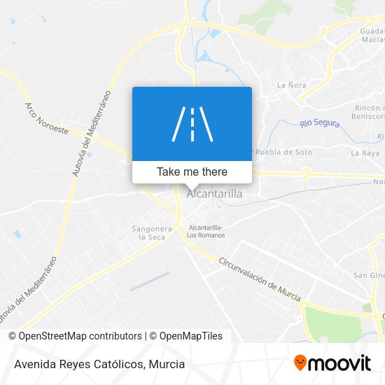 Avenida Reyes Católicos map