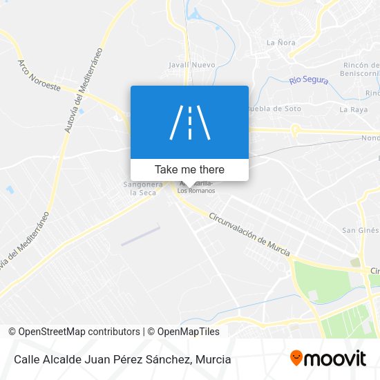 Calle Alcalde Juan Pérez Sánchez map