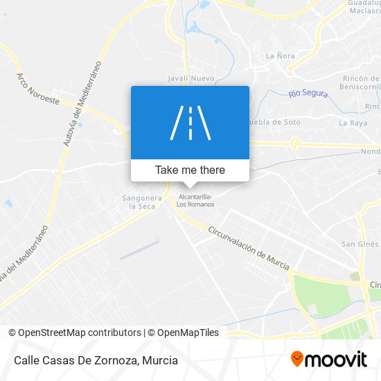 Calle Casas De Zornoza map