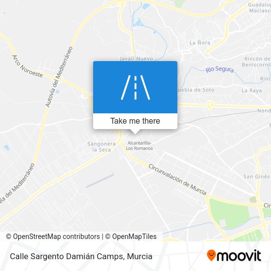 Calle Sargento Damián Camps map