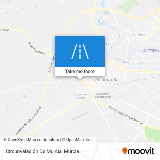 Circunvalación De Murcia map