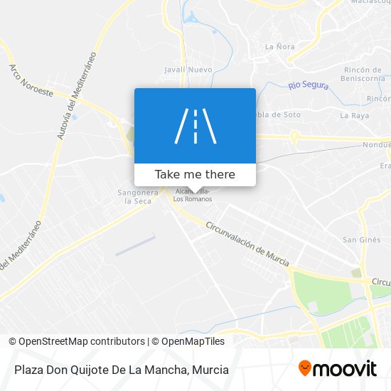 mapa Plaza Don Quijote De La Mancha