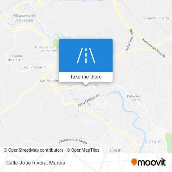 Calle José Rivera map