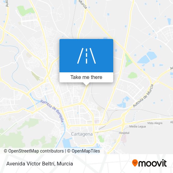 Avenida Víctor Beltrí map