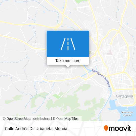 Calle Andrés De Urbaneta map