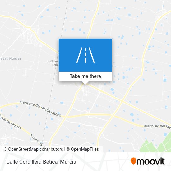 Calle Cordillera Bética map