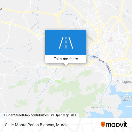 Calle Monte Peñas Blancas map