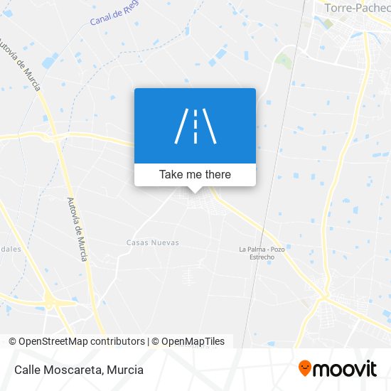 mapa Calle Moscareta