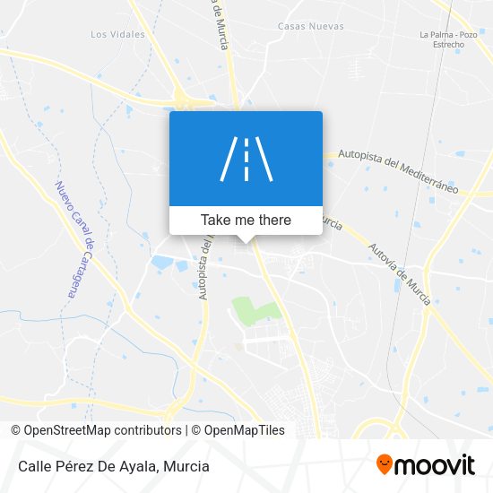 Calle Pérez De Ayala map