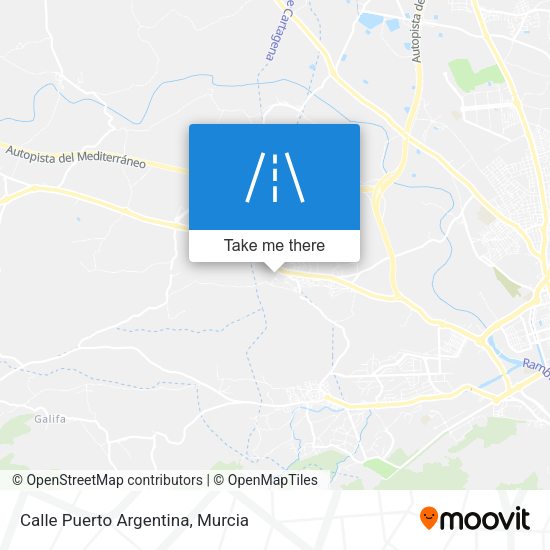 Calle Puerto Argentina map