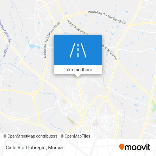 Calle Río Llobregat map