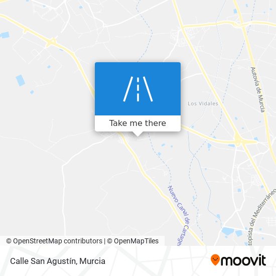 mapa Calle San Agustín