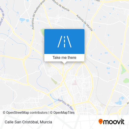 Calle San Cristóbal map