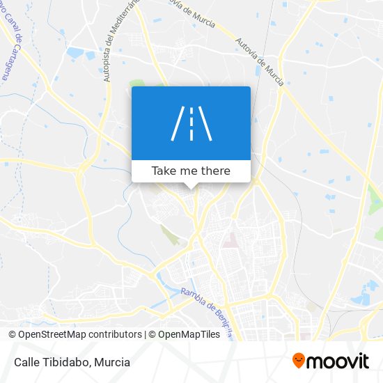 Calle Tibidabo map
