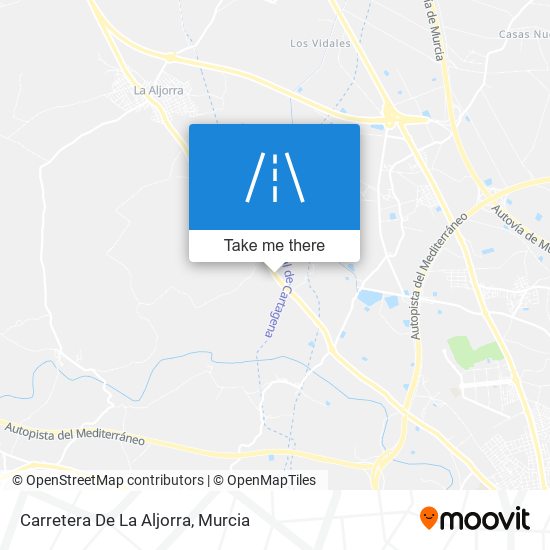 mapa Carretera De La Aljorra